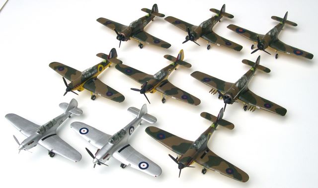 Colección de maquetas de aviones Miles